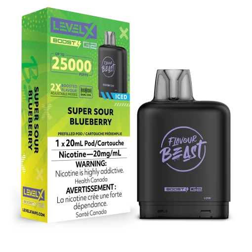 Level X FB G2 Boost - Super Sour Blueberry