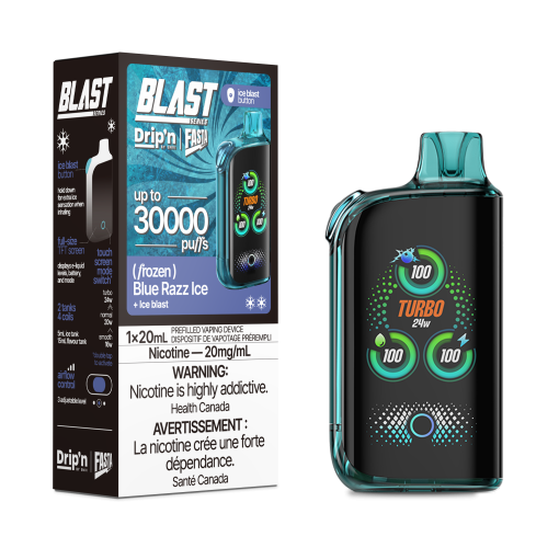 Drip'n Fasta Blast 30K - Blue Razz Ice