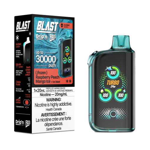 Drip'n Fasta Blast 30K - Raspberry Peach Mango Ice