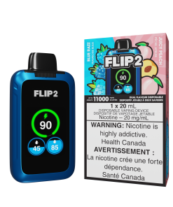 FLIP 2 11K - Blue Razz and Juicy Peach
