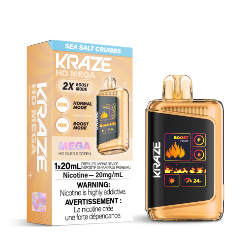Kraze HD Mega 20K - Sea Salt Crumbs