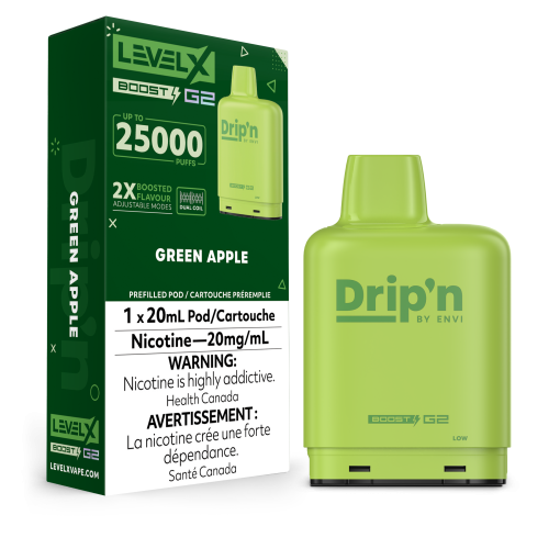 Level X Drip'n G2 Boost - Green Apple