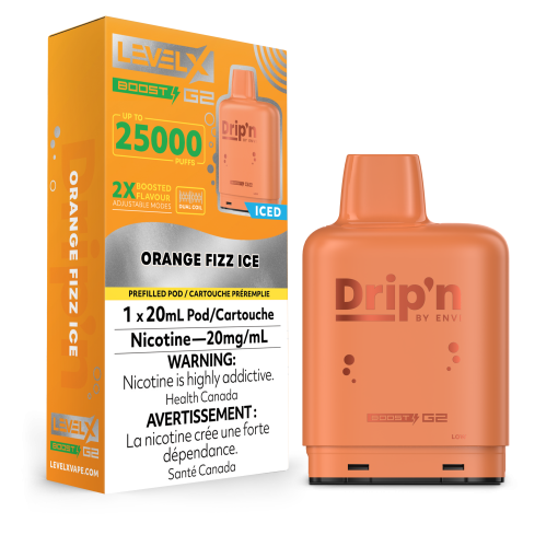 Level X Drip'n G2 Boost - Orange Fizz Ice