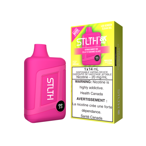 STLTH 8K PRO - Citrus Burst Ice