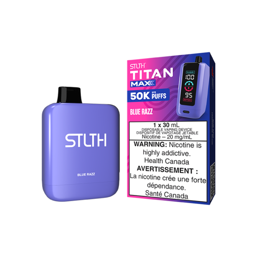 STLTH TITAN MAX 50K - Blue Razz