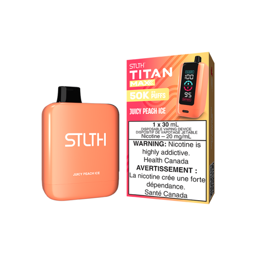 STLTH TITAN MAX 50K - Juicy Peach Ice